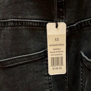 WeWoreWhat Black Stretch Overalls